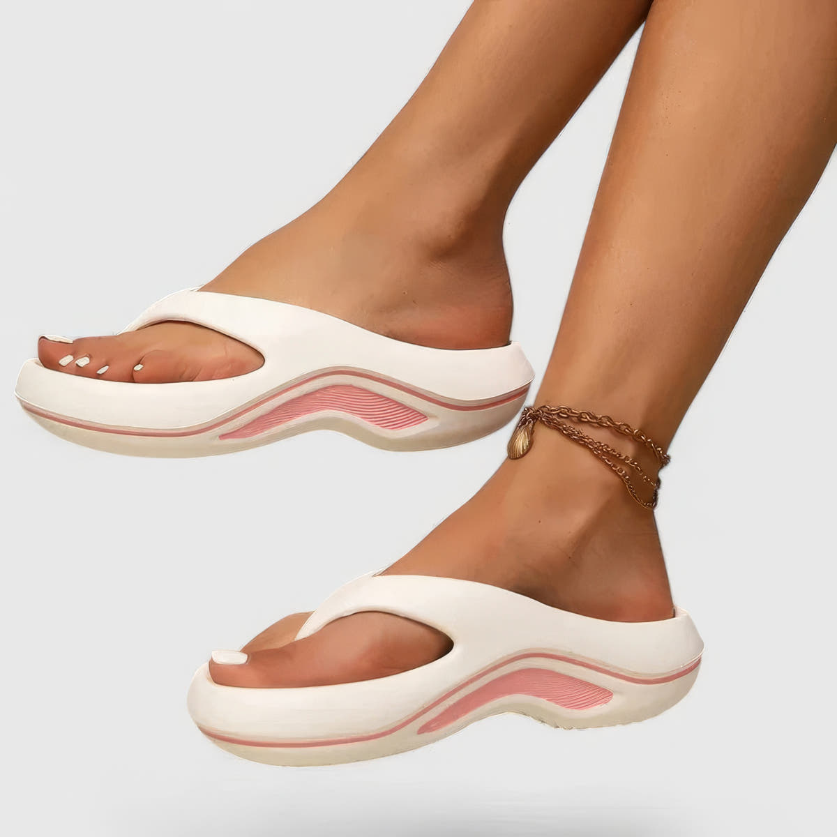 White/Pink