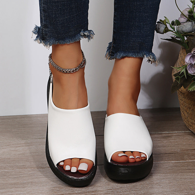 Daria | Slip-On Platform Sandals