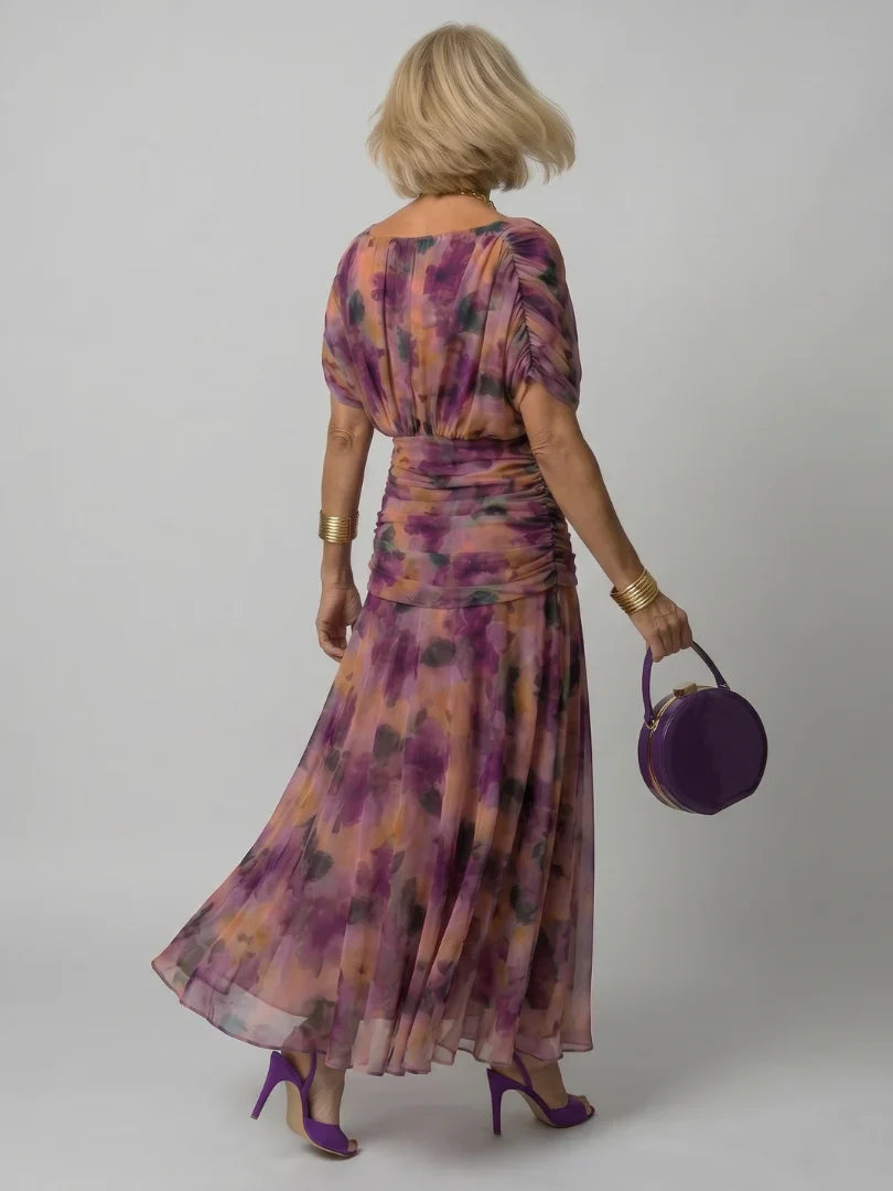 Calen | Off Shoulder Flow Midi Dress