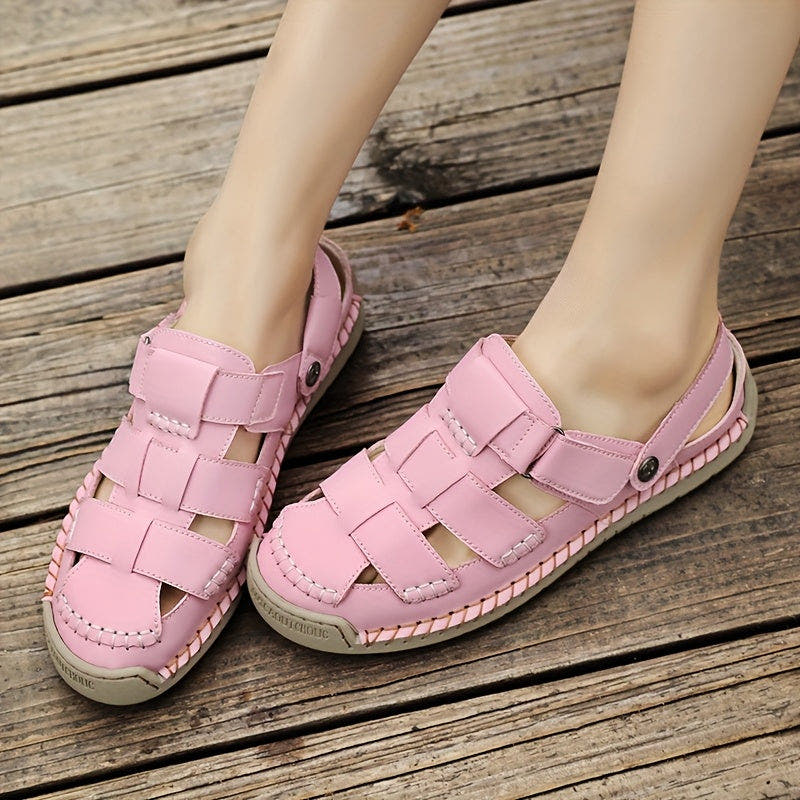 Cassidy | Adjustable Closed-Toe Comfort Sandals