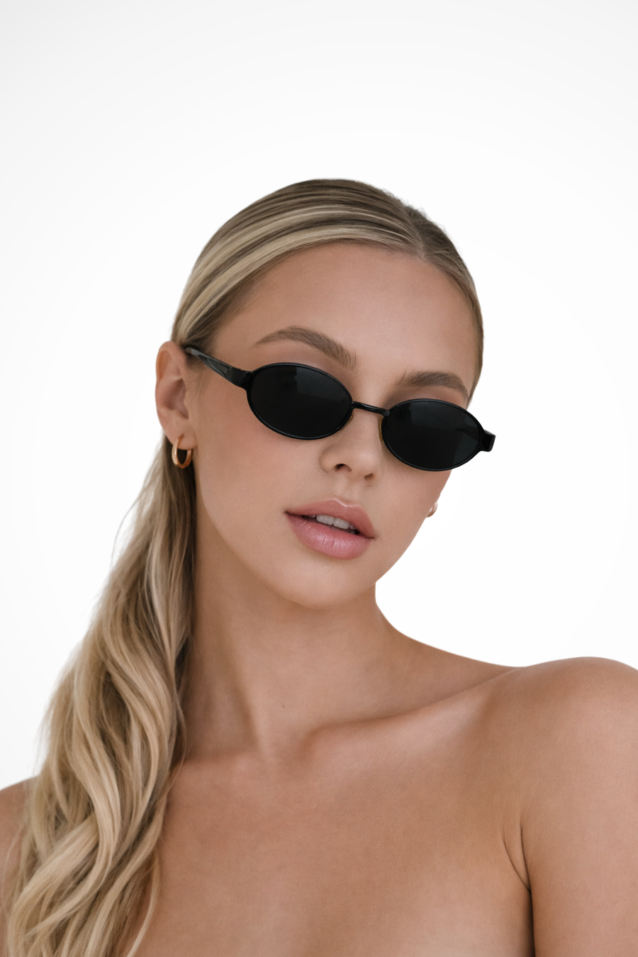 Clarabelle | Oval Metal Frame Sunglasses