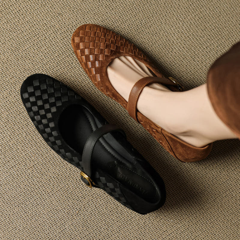 Ardelle Woven Leather Loafers
