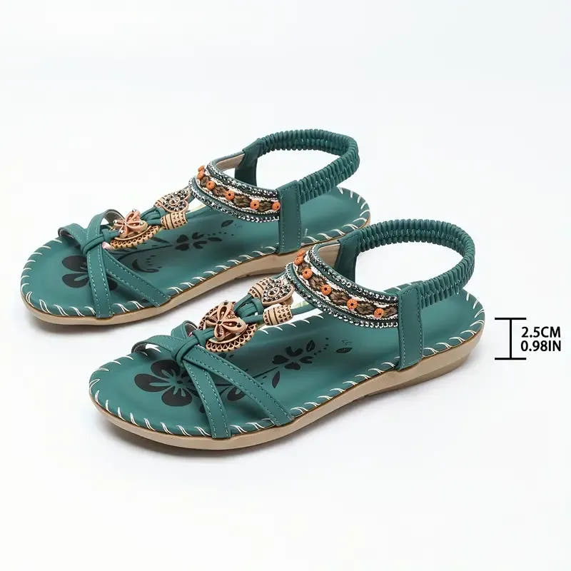 Azura | Beaded Boho Sandals