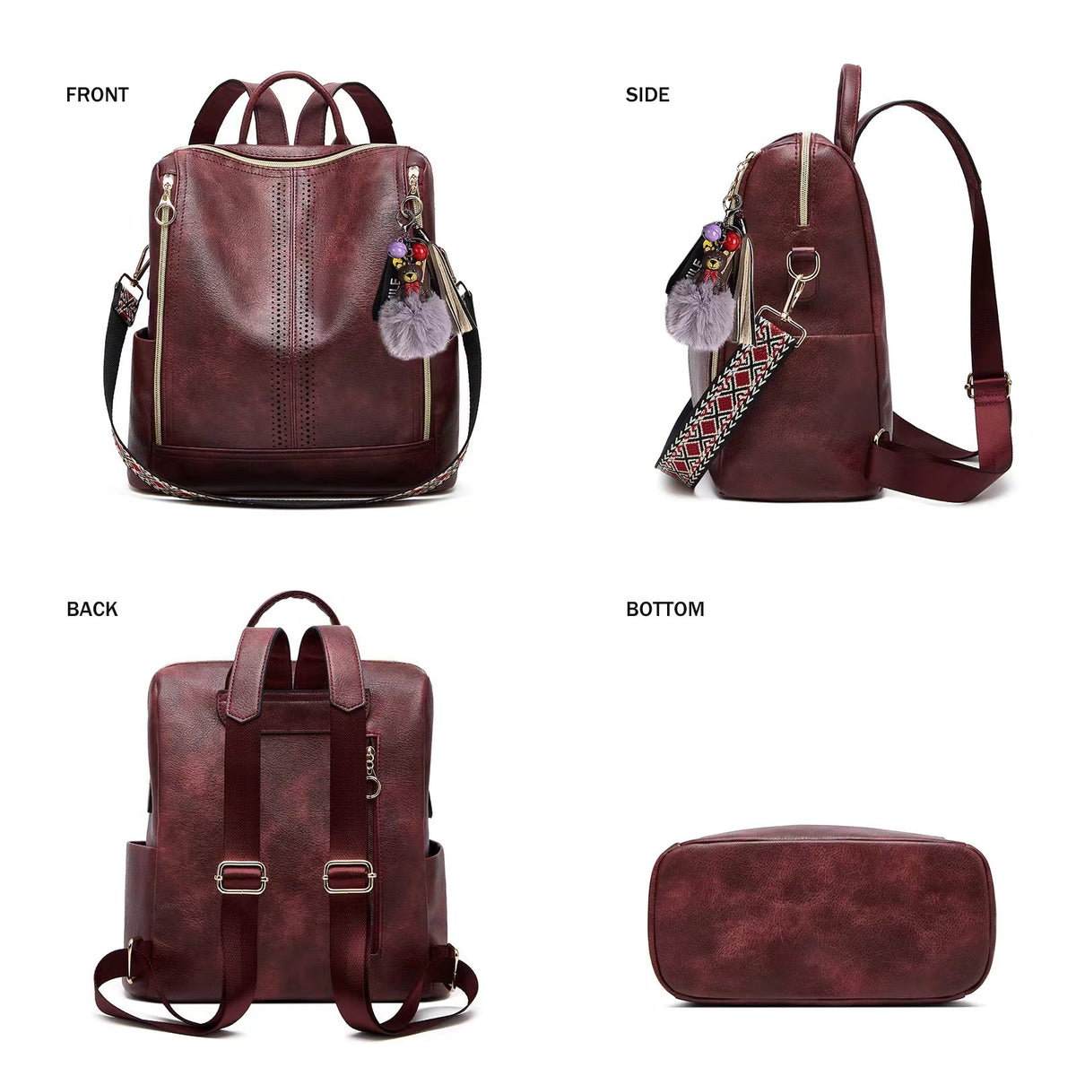 Marlowe | 2-in-1 Convertible Backpack + Free Pouch