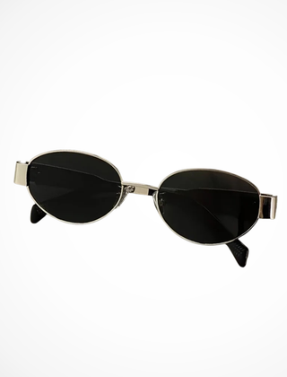 Silver Frame / Black Lens