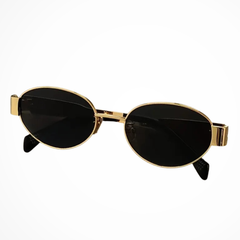 Gold Frame / Black Lens