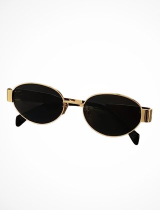 Gold Frame / Black Lens