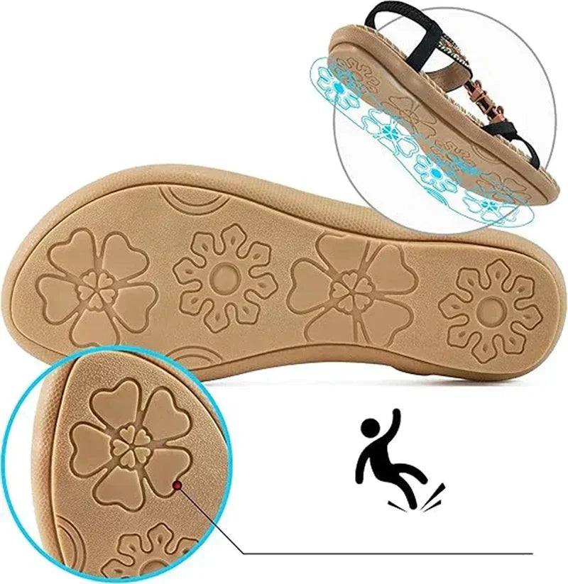 Azura | Beaded Boho Sandals