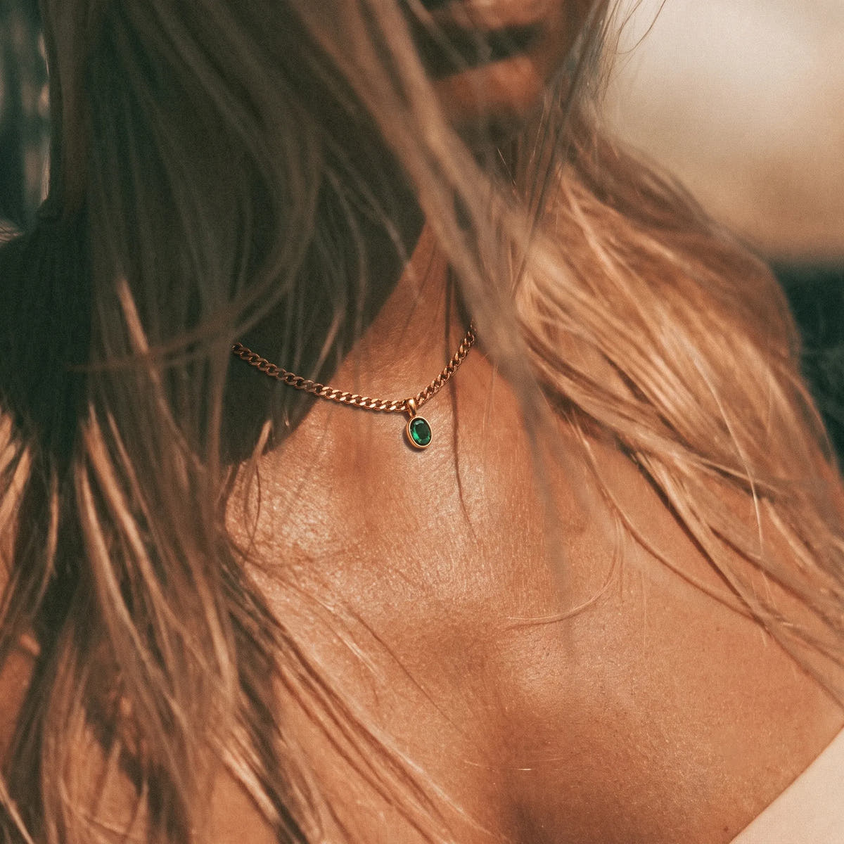 Zaria Necklace in Gold