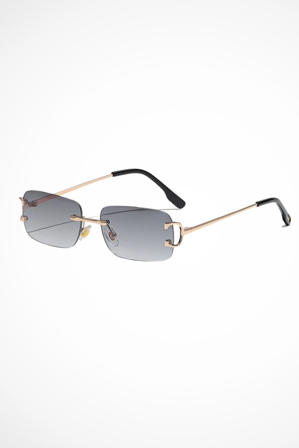 Effie | Rectangle Tinted Gold Frame Sunglasses