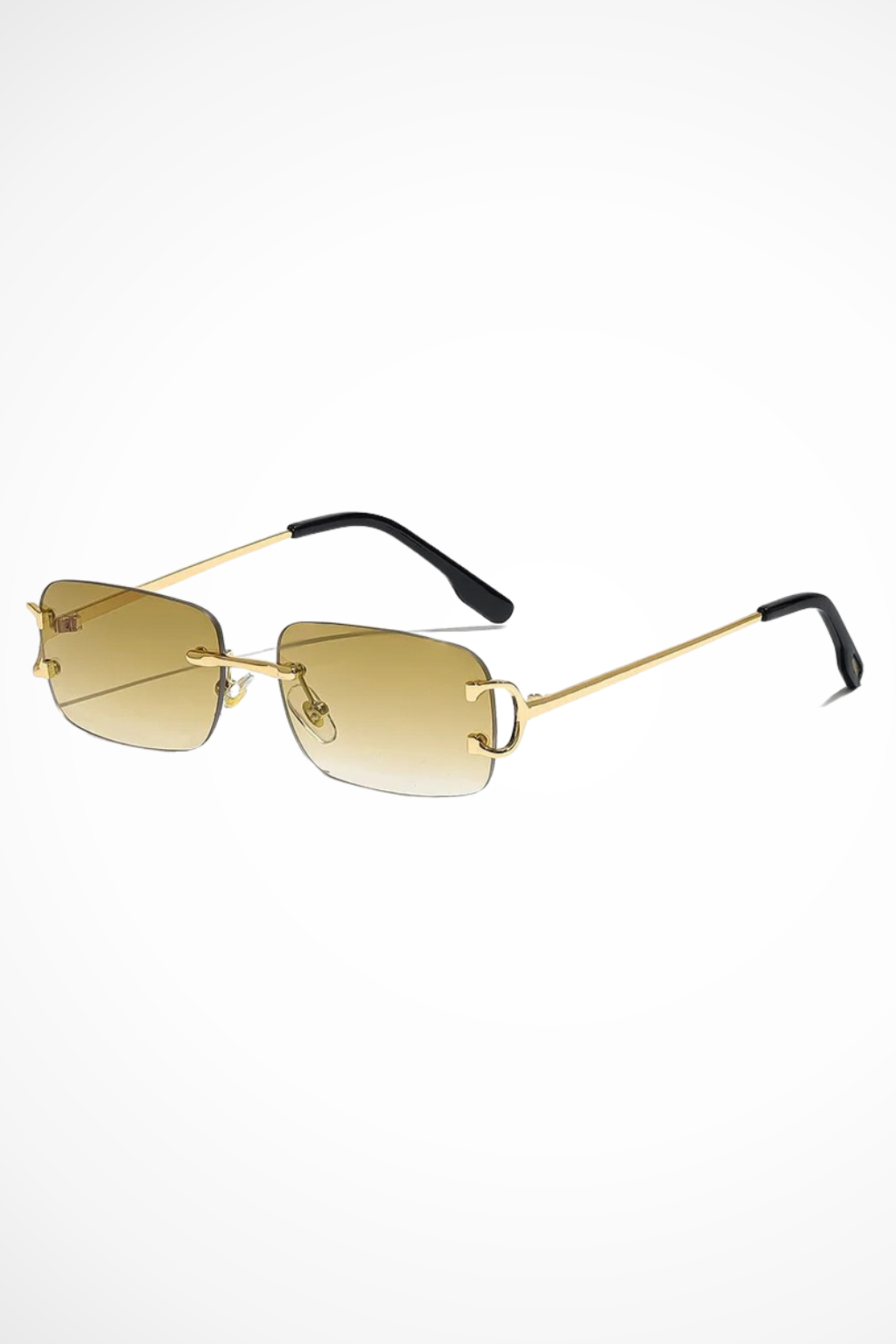 Effie | Rectangle Tinted Gold Frame Sunglasses