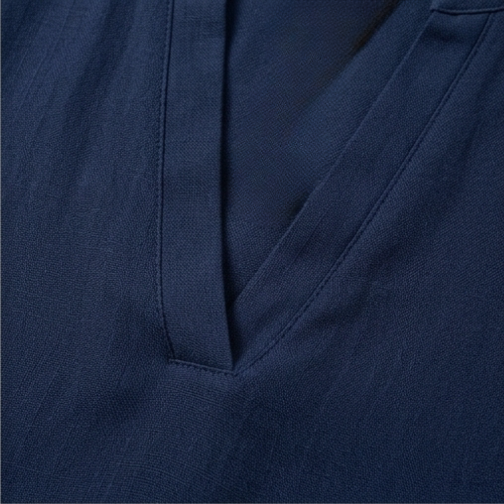 Wovena | Breezy V-Neck Blouse