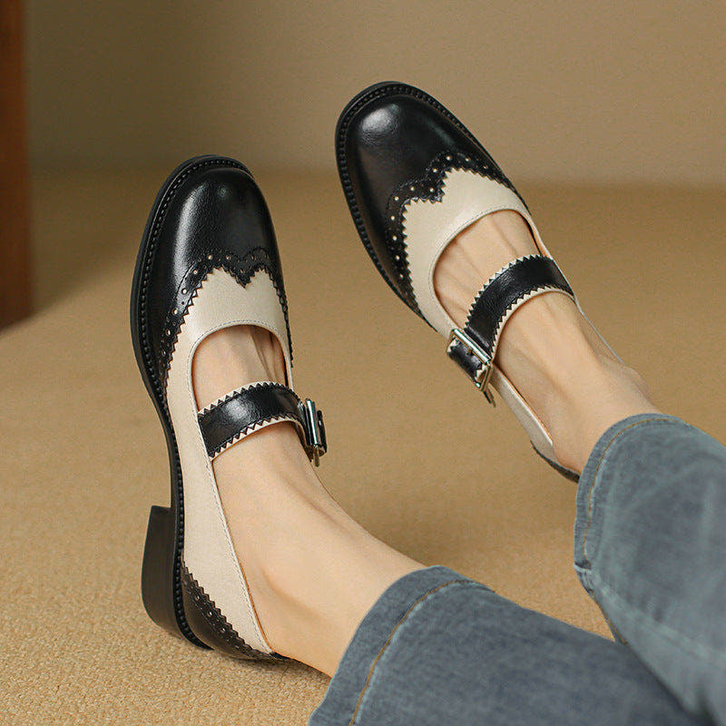 Morren Leather Mary Janes