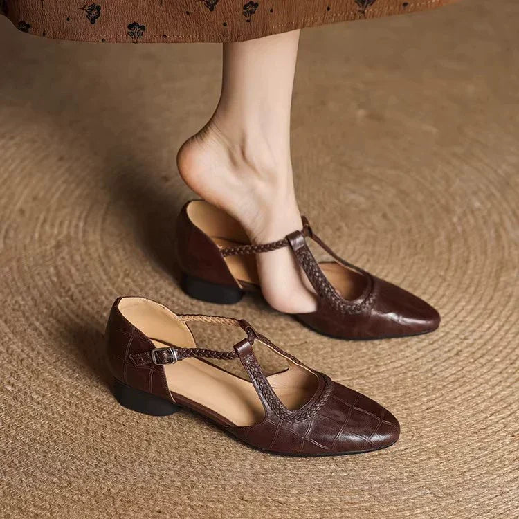 Mireille | Vintage T-Strap Sandals