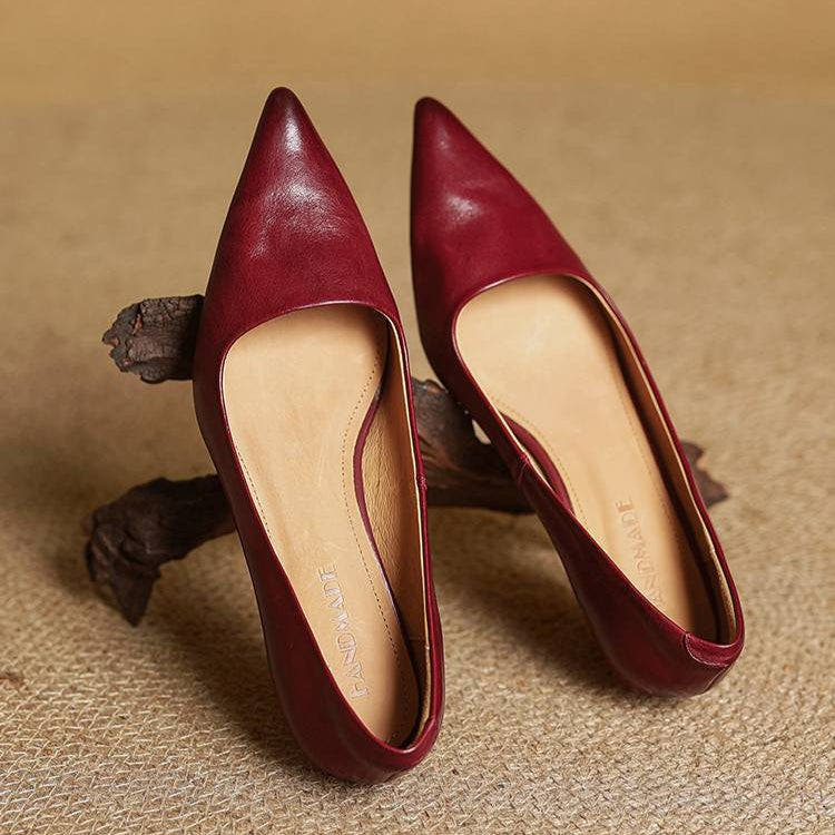Anok Genuine Leather Heels