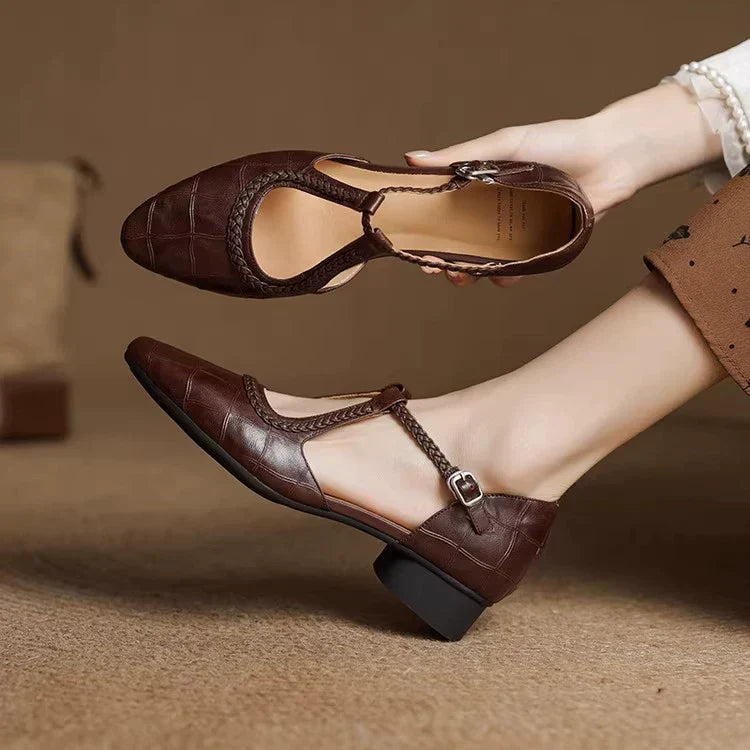 Mireille | Vintage T-Strap Sandals