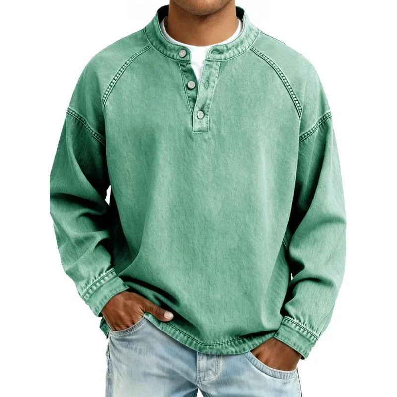 Conrad | Vintage Long Sleeve Henley