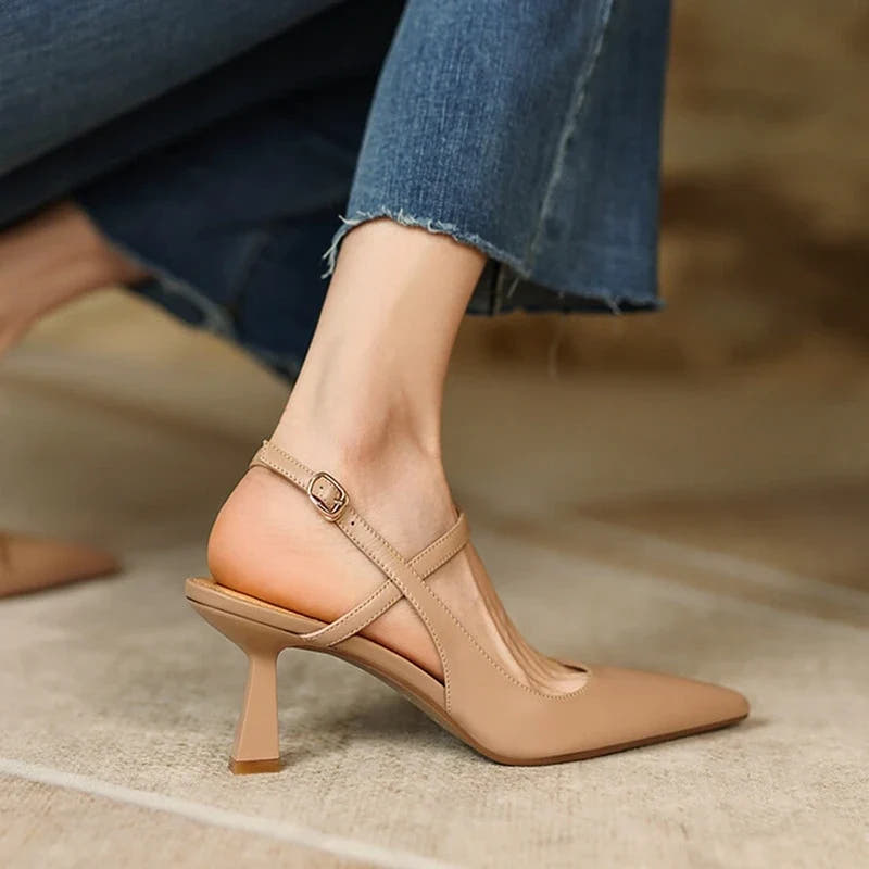Amalie | Comfort Ankle Strap Heels