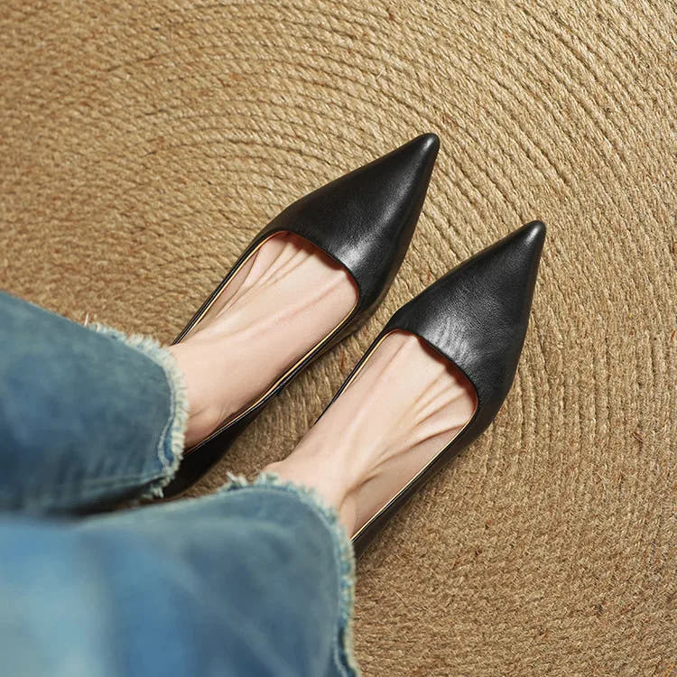Anok Genuine Leather Heels