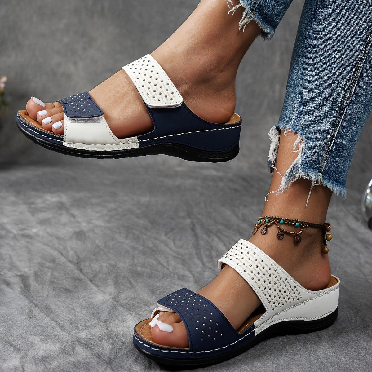 Antonella | Dual-Strap Ergonomic Sandals