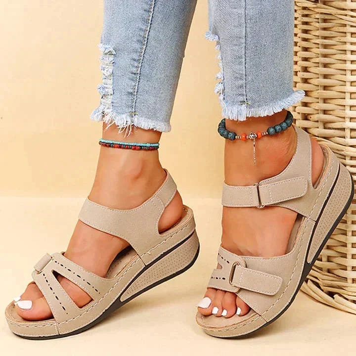 Aida | Cushioned Comfort Wedge Sandals