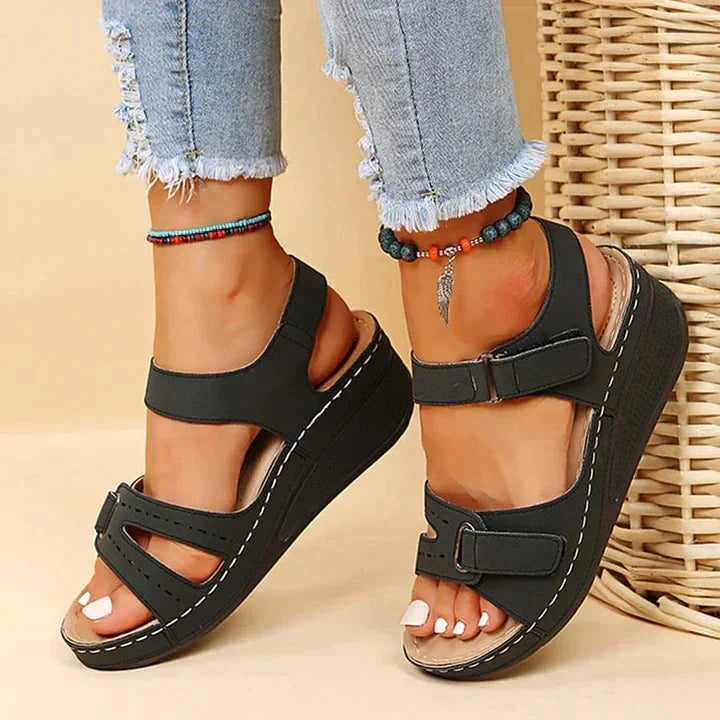 Aida | Cushioned Comfort Wedge Sandals