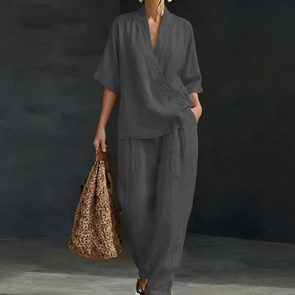 Alondra | Relaxed Wide-Leg Two-Piece Set
