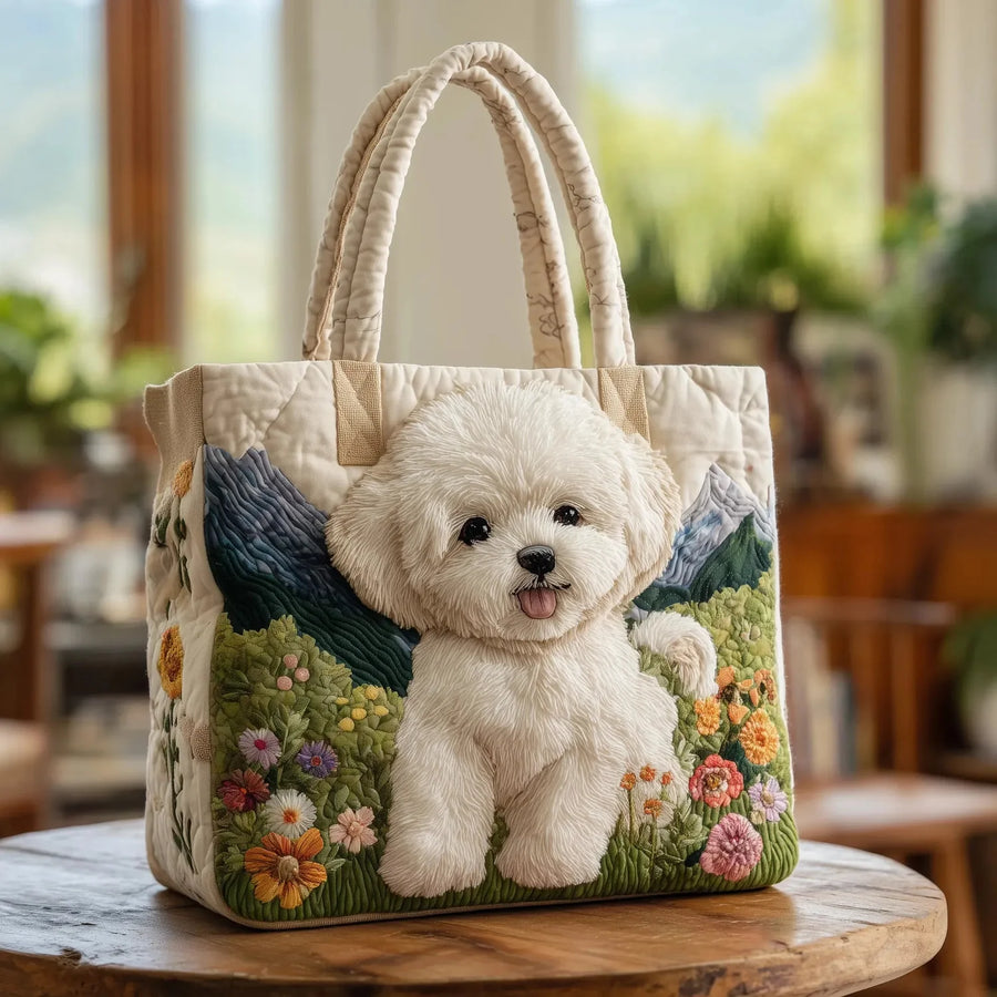 Blair | Enchanted Dog Quilted Tote