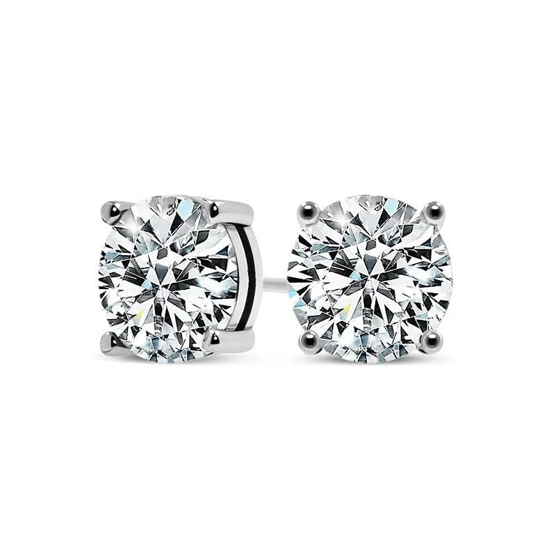 Chic White Gold Tera Earrings