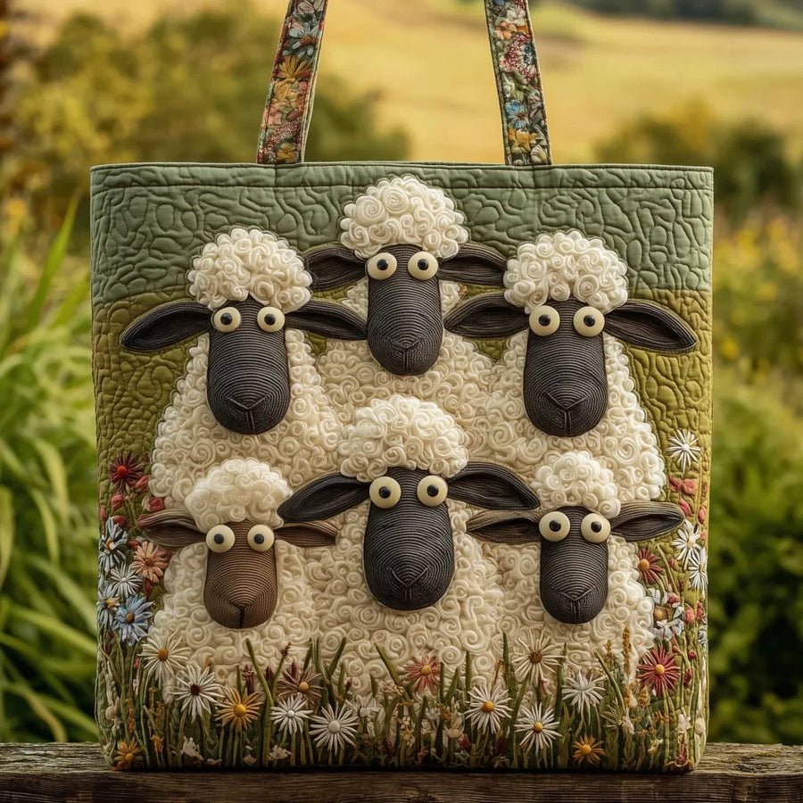 Dolly | Five Sheep Quilted Tote