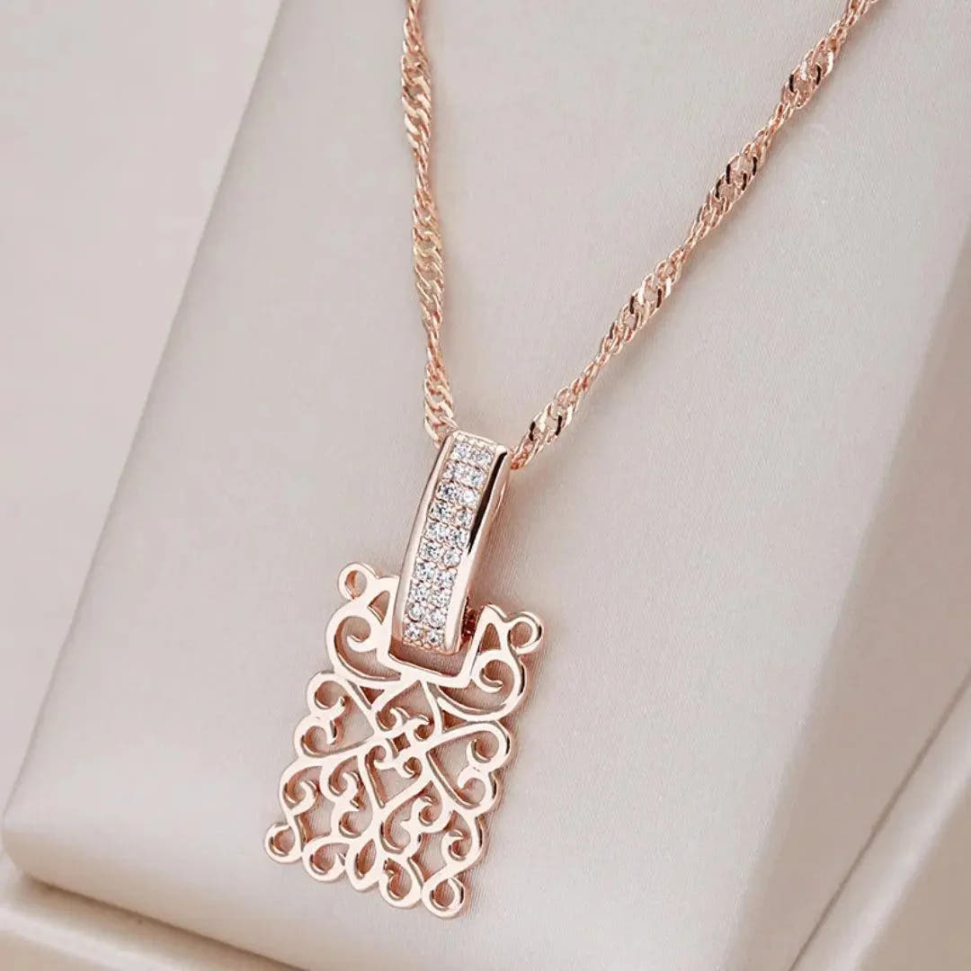 Elegant Gold Necklace with Mandala