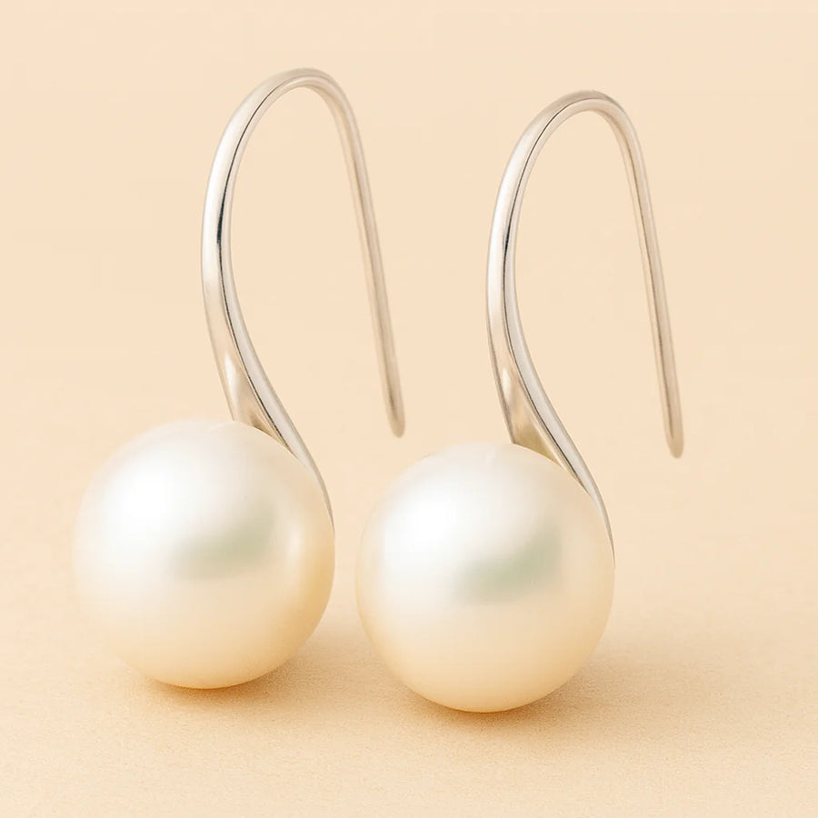 Elegant Pearl Drop Earrings