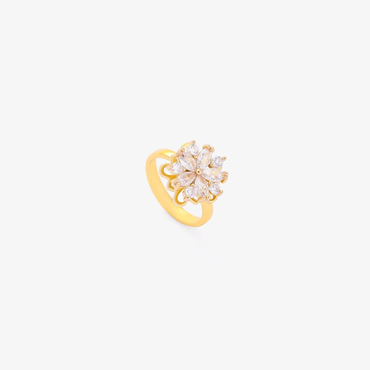 Flora Accent Spinning Ring | Gold