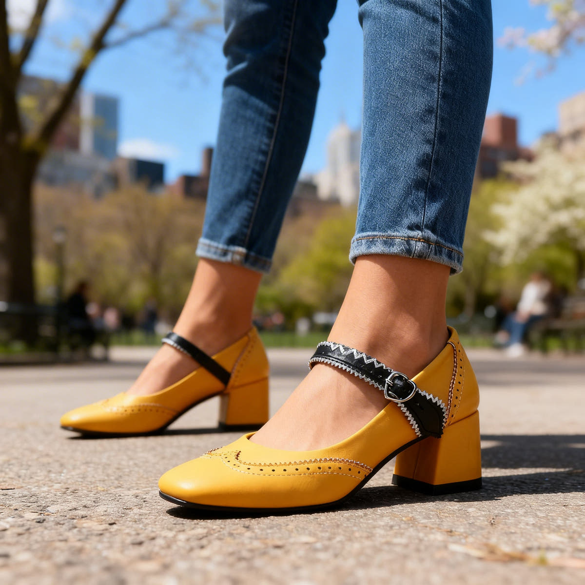 Avalyn | Comfort Brogue Loafers