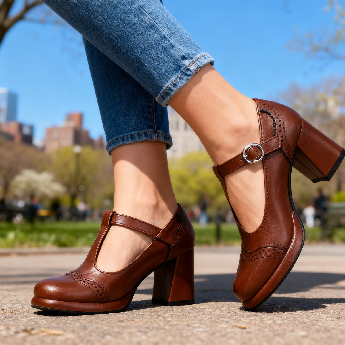 Sylvia | Comfort Brogue Loafers