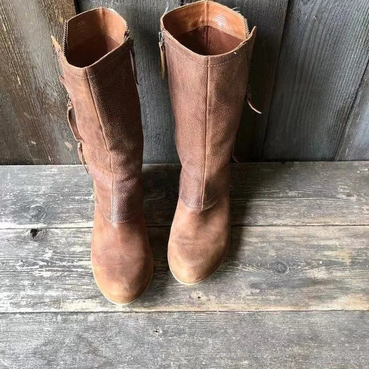 Giana | Western Pointed-Toe Boots