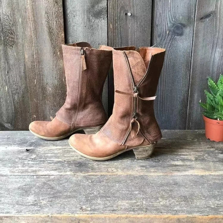 Giana | Western Pointed-Toe Boots