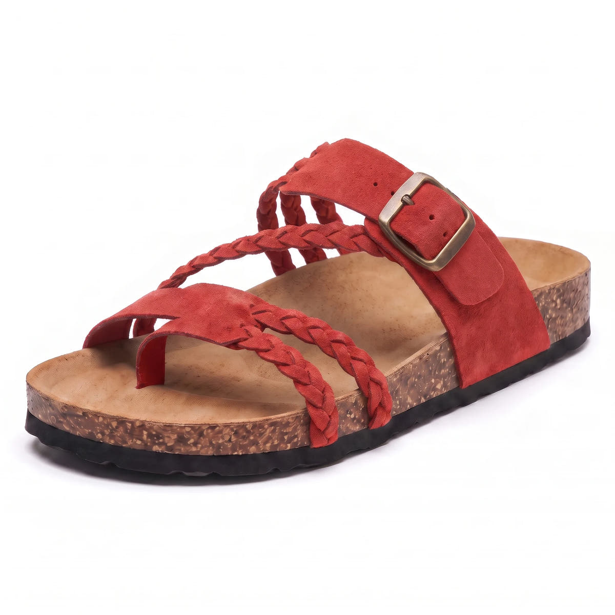 Haylee | Braided Cork Sandals
