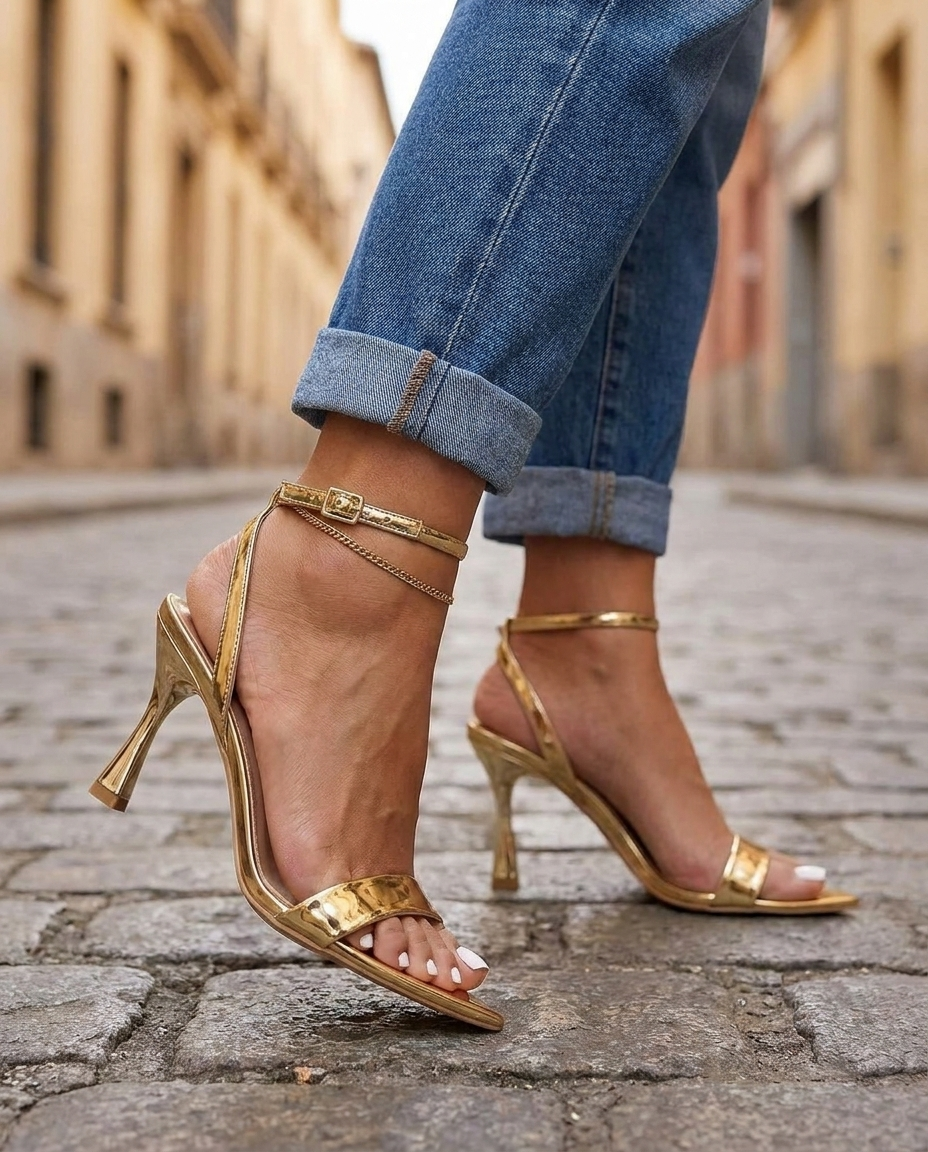 Bianka | Comfort Strap Heels
