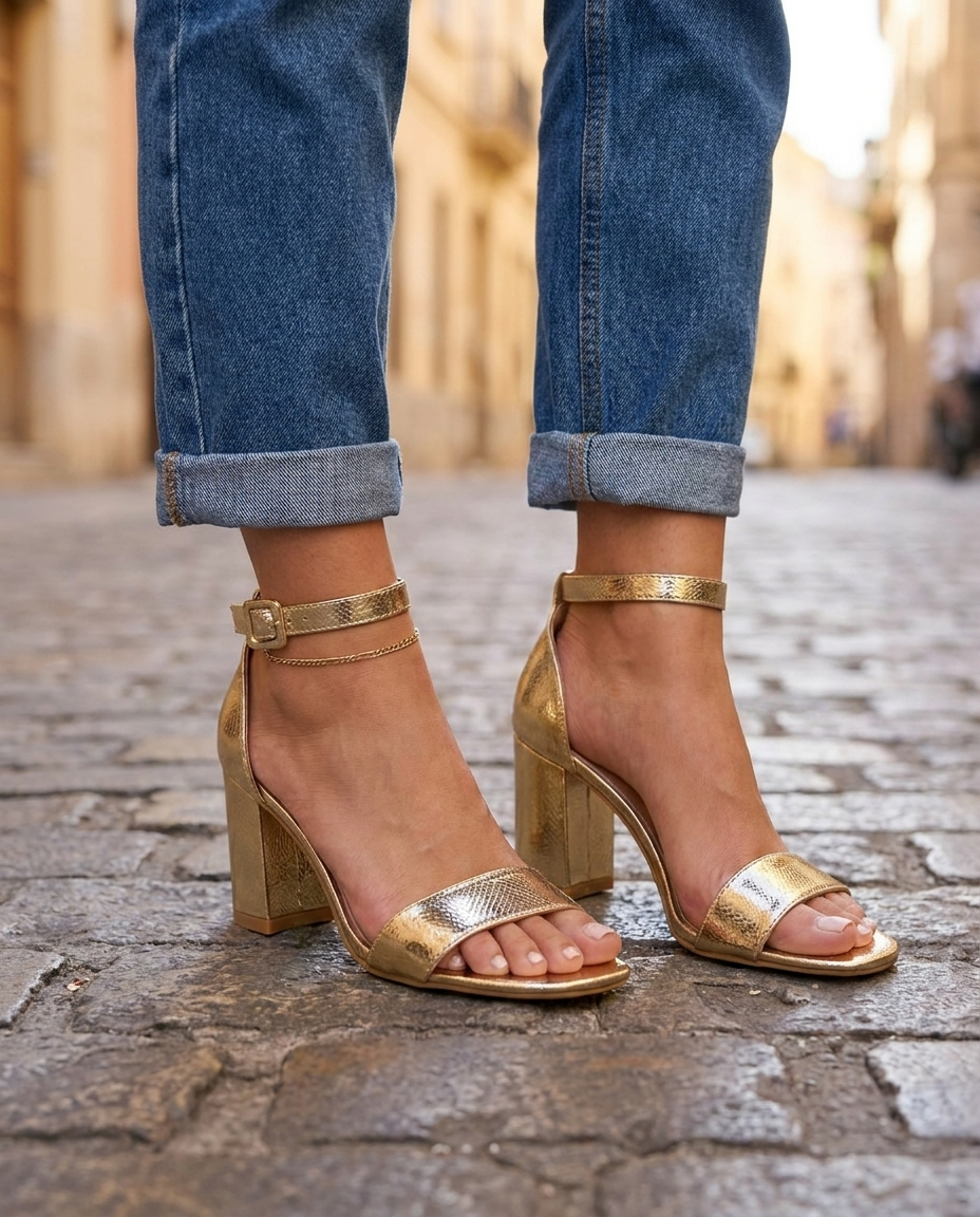 Carissa | Comfort Block Heel Sandals