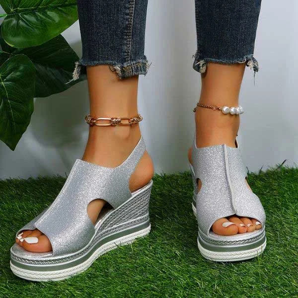 Ilaria | Metallic Summer Sandals