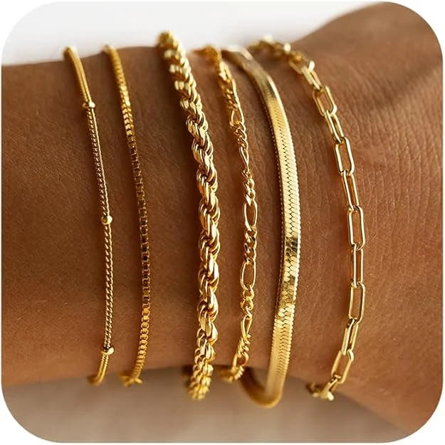 Isabella Vernetta bracelet set | Gold