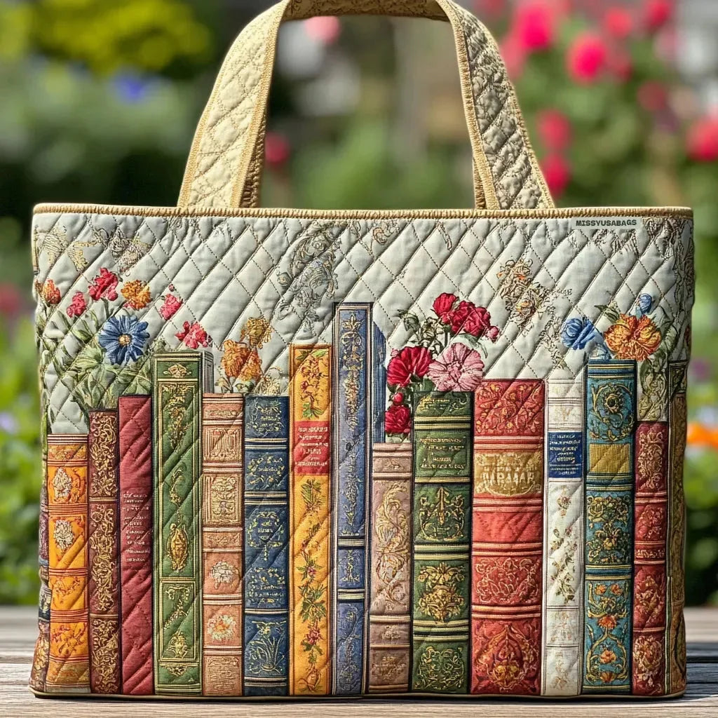 Ivana | Quilted Enchanted Library Tote