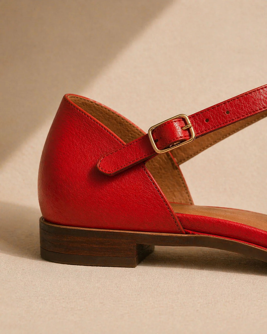 Kira | Adjustable Low-Heel Sandals