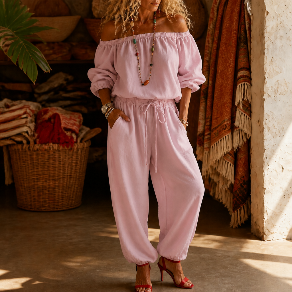 Wearbella | Off-Shoulder Jumpsuit
