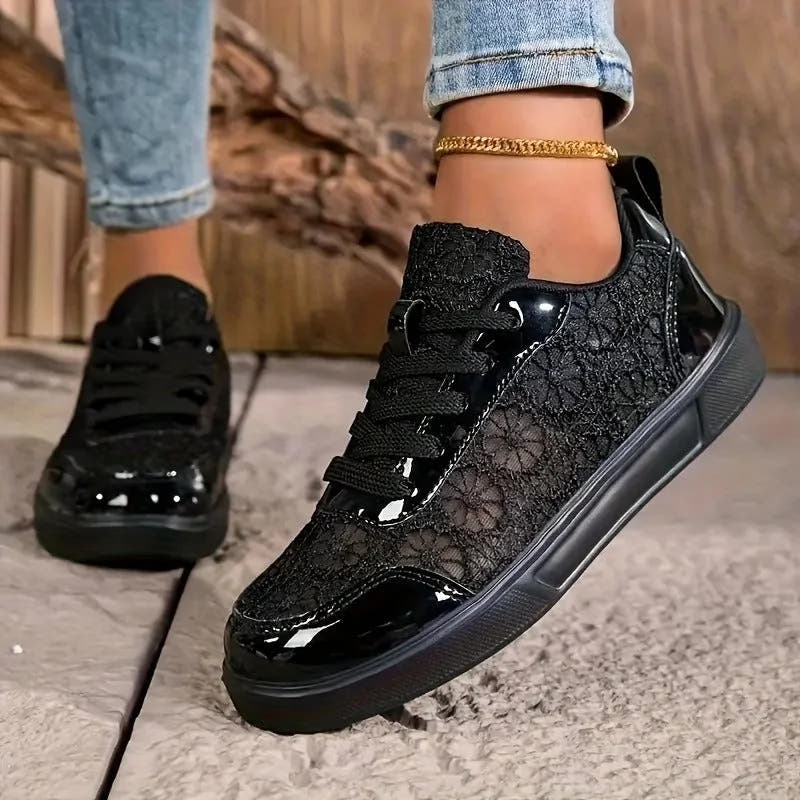 Lonneke | Floral Lace Sneakers