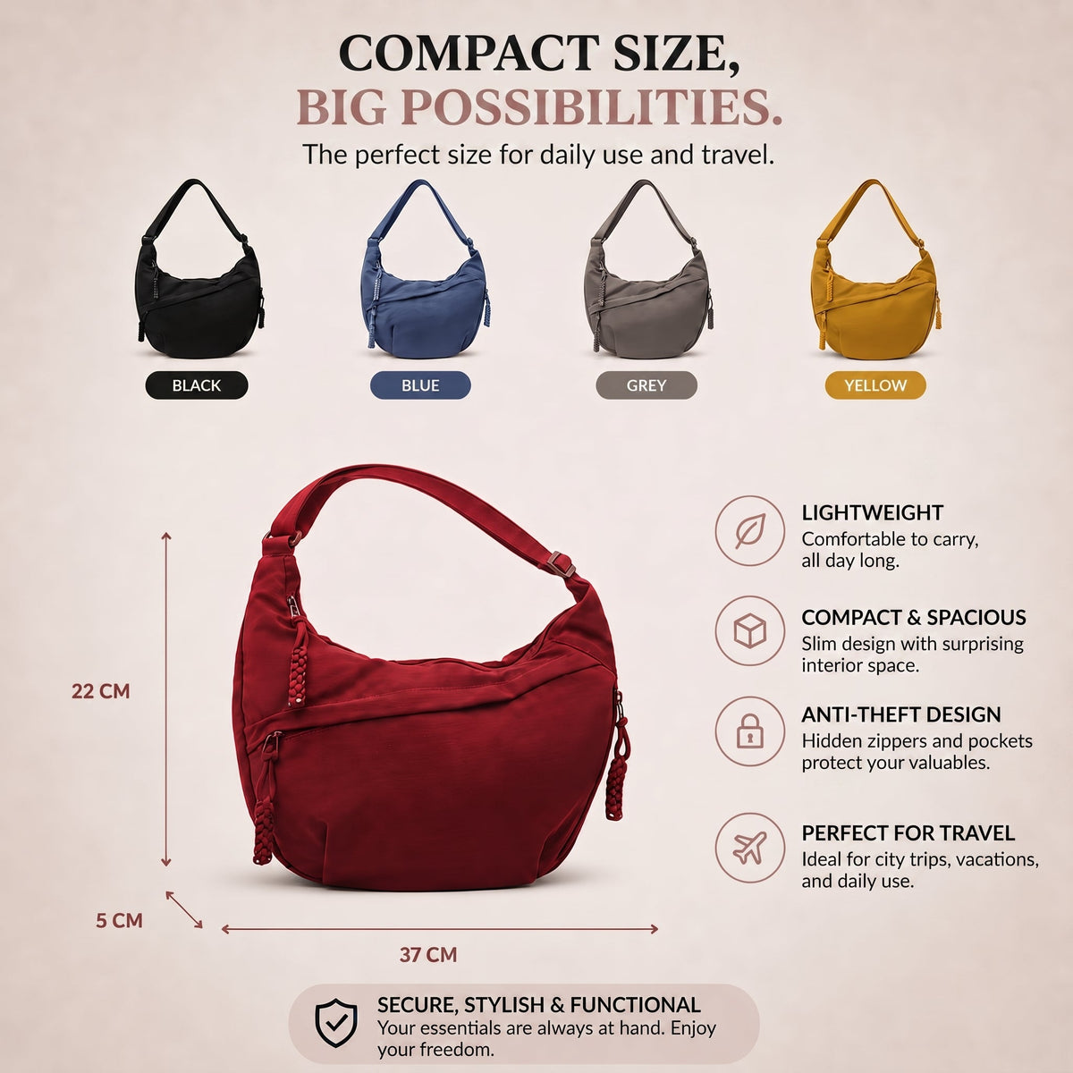 Mara | Shoulder Bag Blue