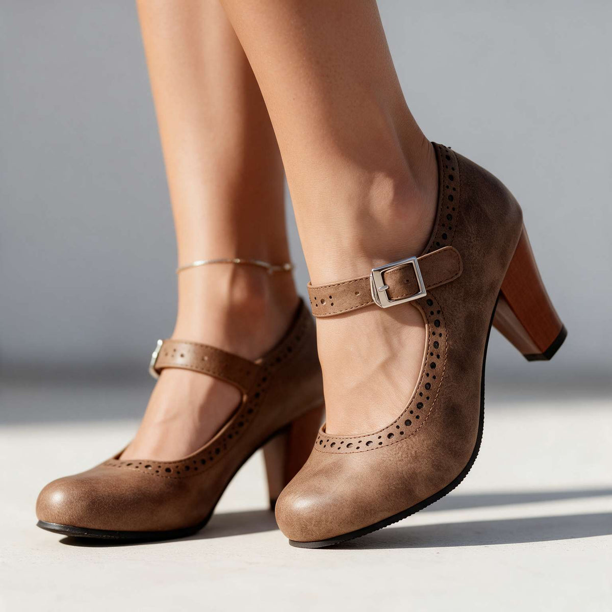 Davina | Comfort Mary Jane Heels