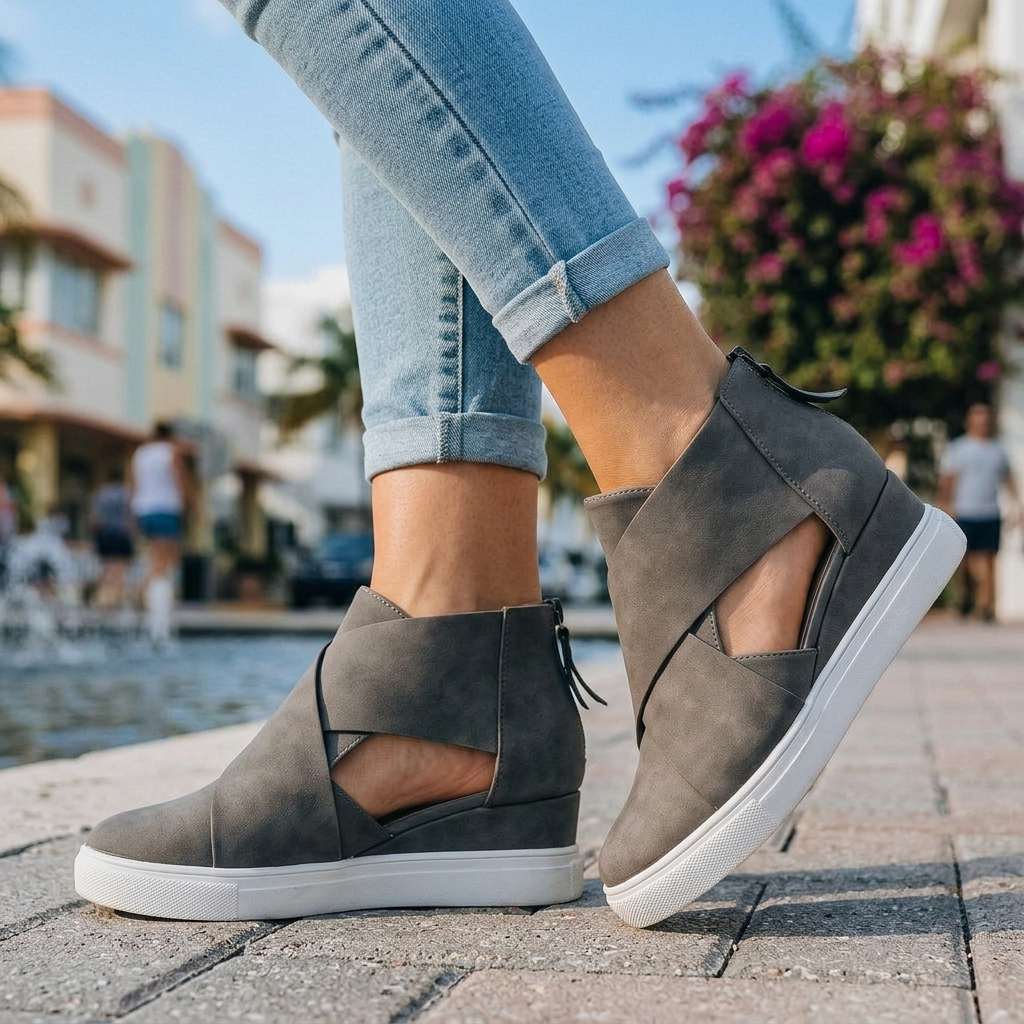 Makenzie | Comfort Crossover Sneakers