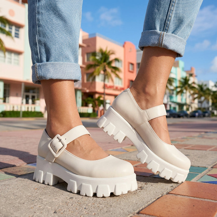 Shyanne | Comfort Mary Jane Heels